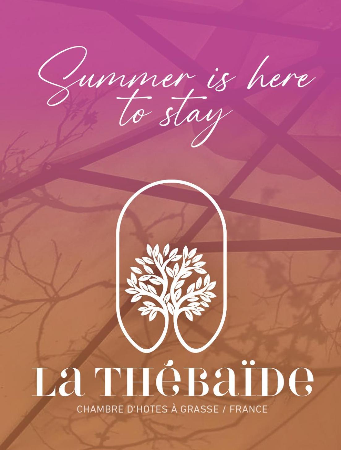 Bed and Breakfast La Thebaide Grasse Exterior foto